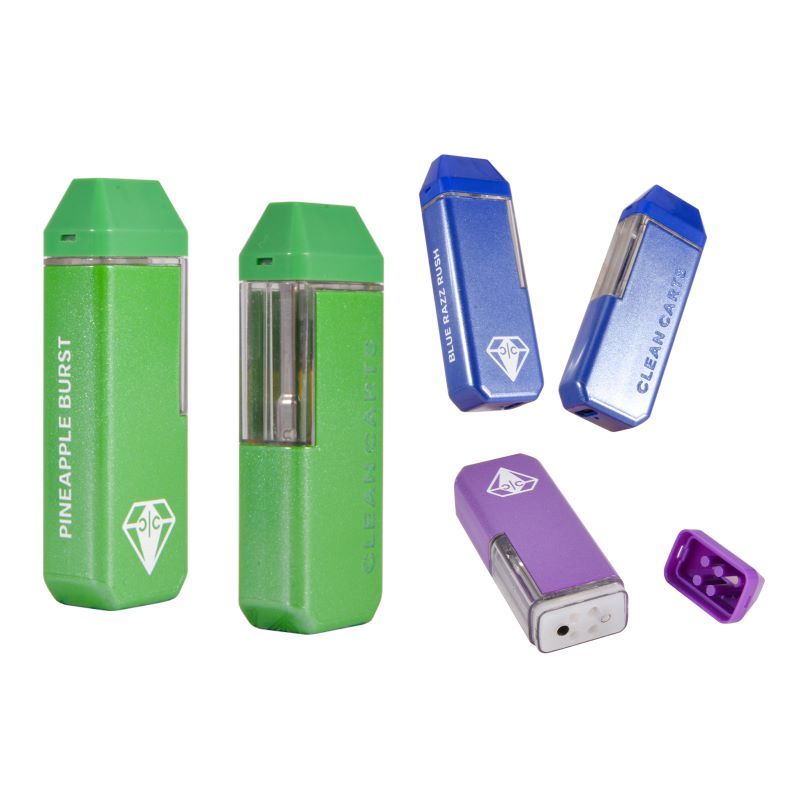 Clean Carts 2g Empty Disposable Vape Pen (100-Pack Master Display Edition)